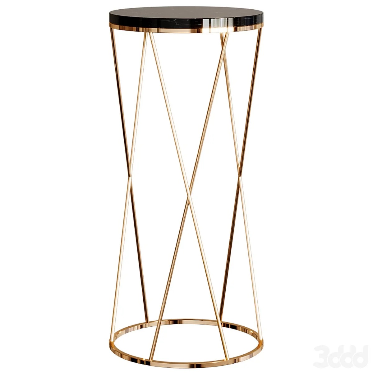 Side table with marble top Marble by Glasar